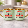 kubek z własnym nadrukiem 400ml personalizowane prezenty pl zielony
