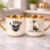 kubek z własnym nadrukiem 400ml personalizowane prezenty pl kremowy