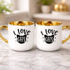 kubek z własnym nadrukiem 400ml personalizowane prezenty pl biale