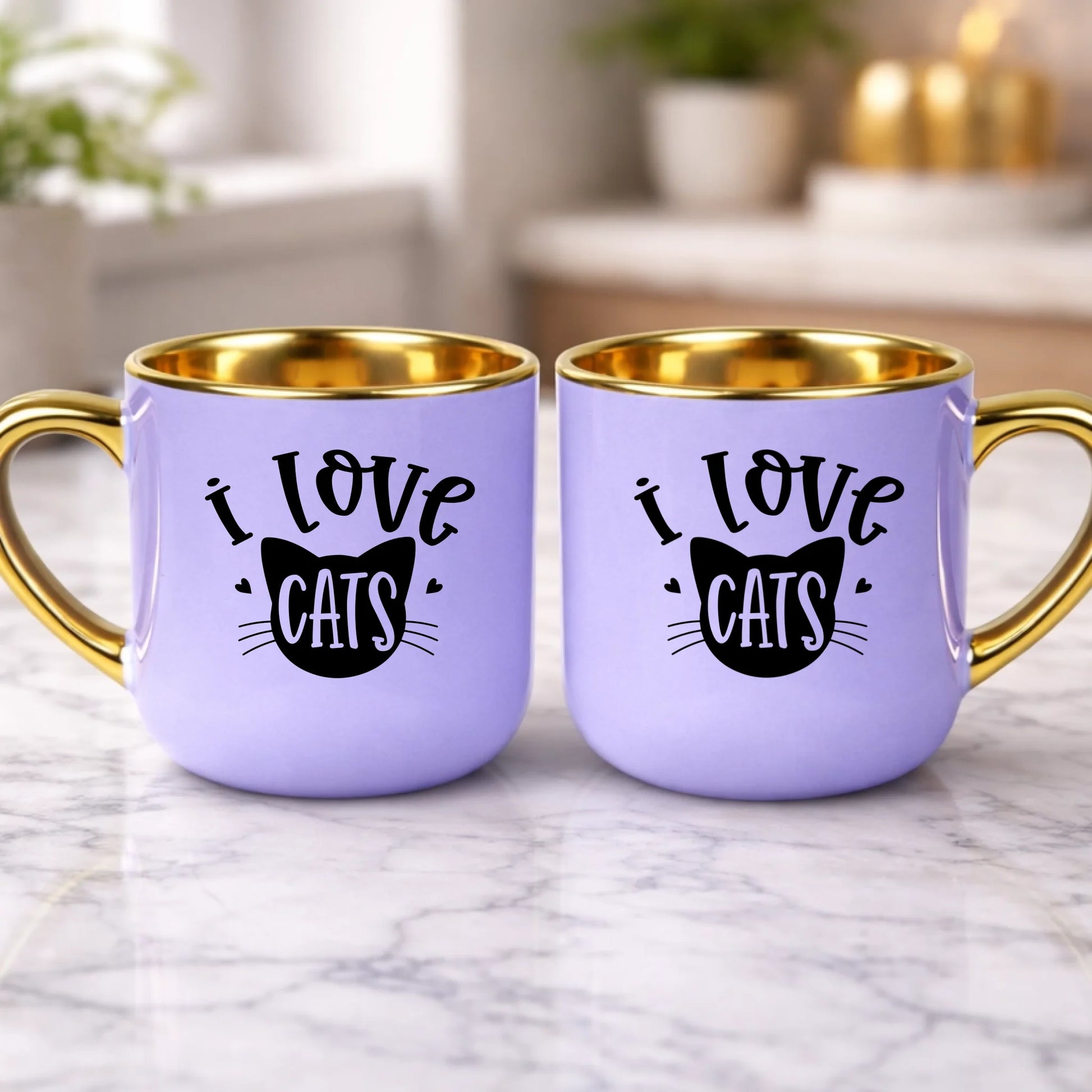 kubek z własnym nadrukiem 400ml personalizowane prezenty pl fioletowy