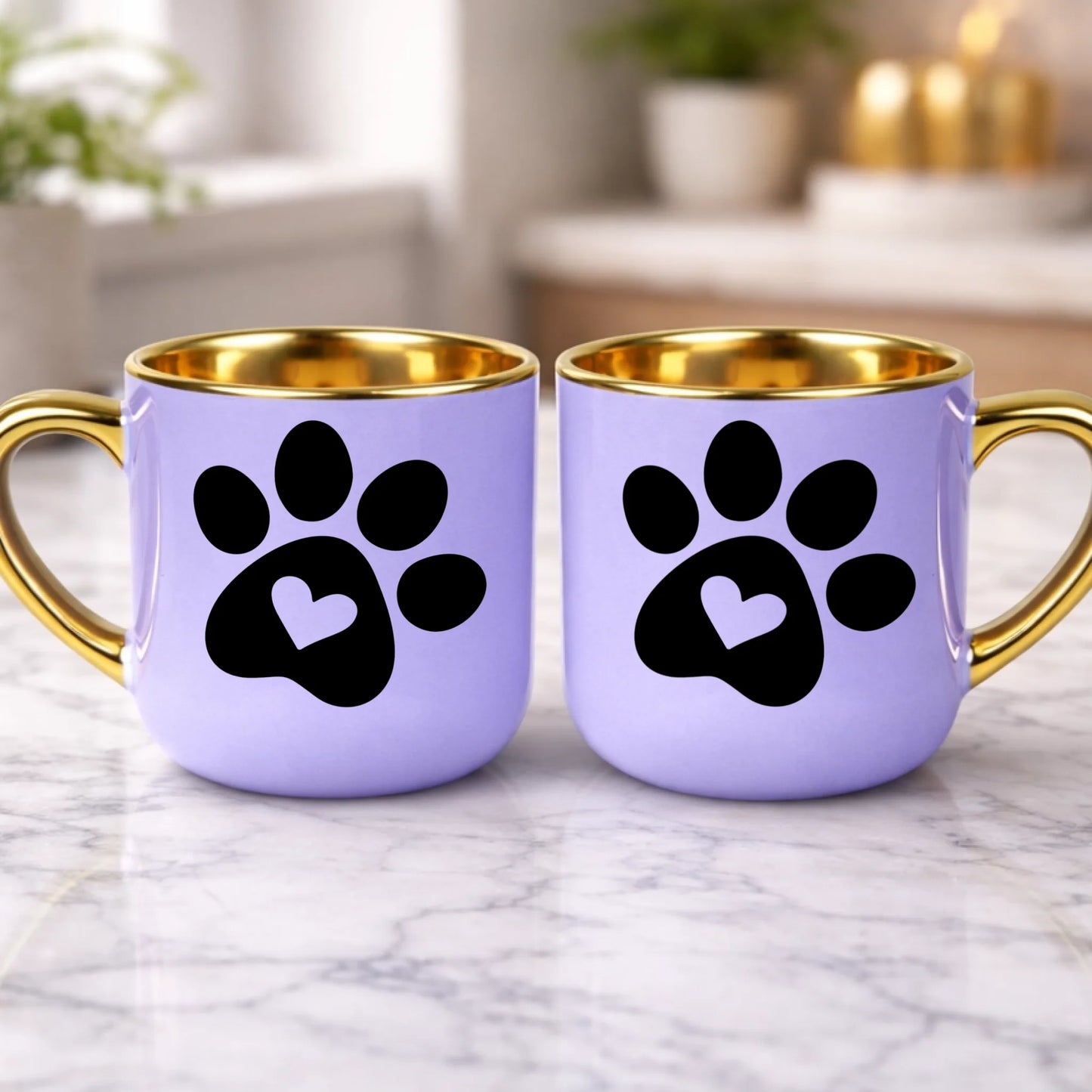 kubek z własnym nadrukiem 400ml personalizowane prezenty pl fioletowy