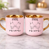 kubek z własnym nadrukiem 400ml personalizowane prezenty pl różowy