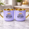 kubek z własnym nadrukiem 400ml personalizowane prezenty pl fioletowy