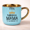 kubek personalizowany z nadrukiem 400ml niebieski
