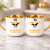 kubek z własnym nadrukiem 400ml personalizowane prezenty pl biale