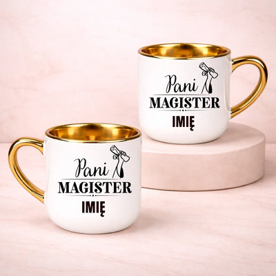 kubek z własnym nadrukiem 400ml personalizowane prezenty pl bialy