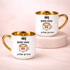 kubek z własnym nadrukiem 400ml personalizowane prezenty pl bialy