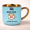 kubek personalizowany z nadrukiem 400ml niebieski