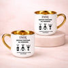 kubek z własnym nadrukiem 400ml personalizowane prezenty pl bialy