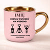 kubek personalizowany z nadrukiem 400ml rozowy