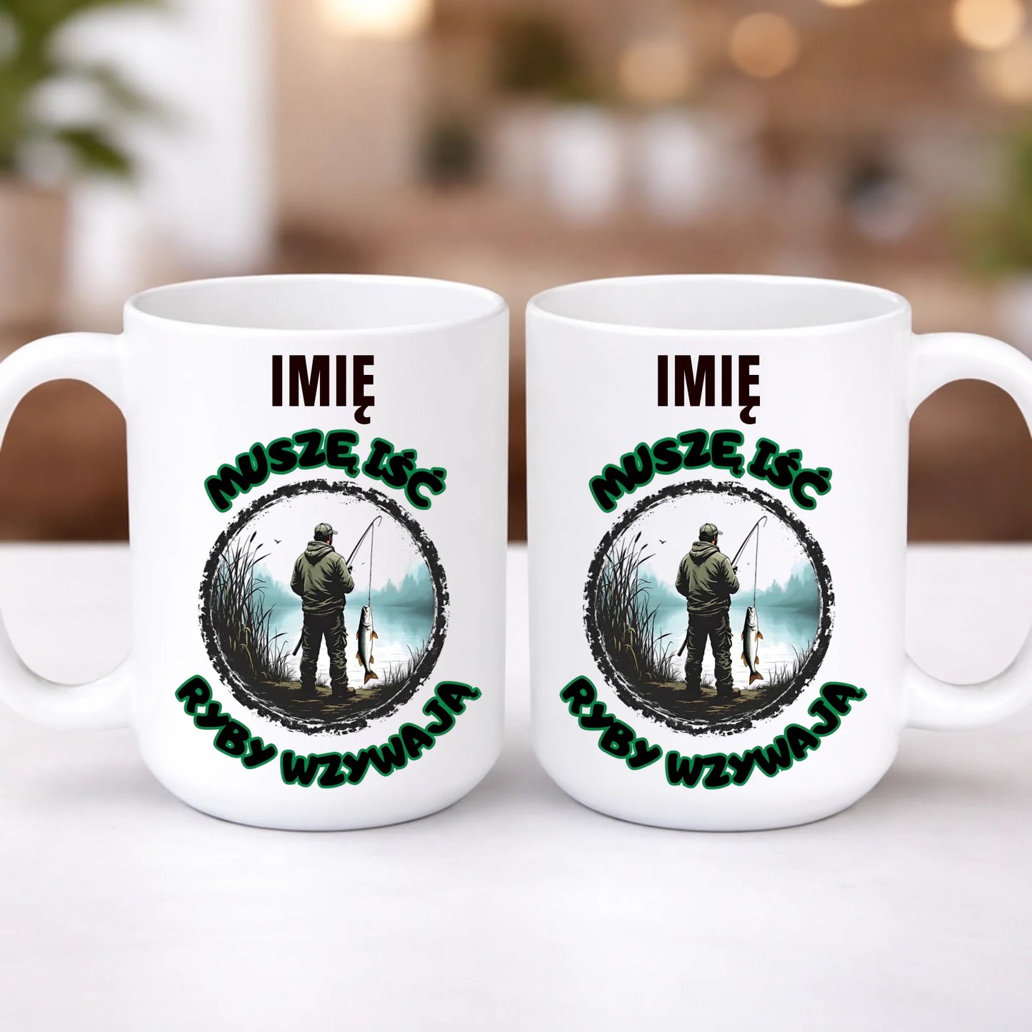 kubek z własnym nadrukiem 440ml personalizowane prezenty pl bialy