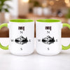 kubek z własnym nadrukiem 440ml personalizowane prezenty pl zielony
