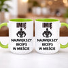 kubek z własnym nadrukiem 440ml personalizowane prezenty pl zielony