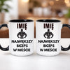 kubek z własnym nadrukiem 440ml personalizowane prezenty pl czarny
