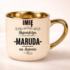 kubek personalizowany z nadrukiem 400ml kremowy
