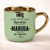 kubek personalizowany z nadrukiem 400ml zielony