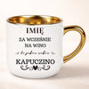 kubek personalizowany z nadrukiem 400ml biały