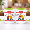 kubek z własnym nadrukiem 440ml personalizowane prezenty pl zielony