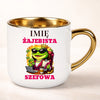 kubek personalizowany z nadrukiem 400ml biały
