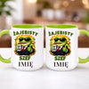 kubek z własnym nadrukiem 440ml personalizowane prezenty pl zielony