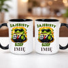 kubek z własnym nadrukiem 440ml personalizowane prezenty pl czarny