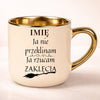 kubek personalizowany z nadrukiem 400ml kremowy