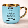 kubek personalizowany z nadrukiem 400ml niebieski