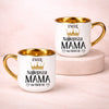 kubek z własnym nadrukiem 400ml personalizowane prezenty pl bialy