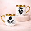 kubek z własnym nadrukiem 400ml personalizowane prezenty pl bialy