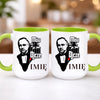 kubek z własnym nadrukiem 440ml personalizowane prezenty pl zielony