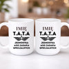 kubek z własnym nadrukiem 440ml personalizowane prezenty pl bialy