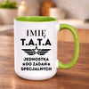 kubek z własnym nadrukiem 440ml personalizowane prezenty pl zielony