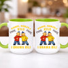 kubek z własnym nadrukiem 440ml personalizowane prezenty pl zielony