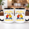 kubek z własnym nadrukiem 440ml personalizowane prezenty pl czarny