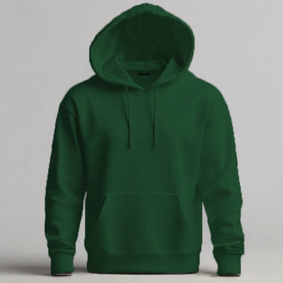 Bluza reklamowa dla firm z logo kangurka z kapturem 290g Butelkowy Zielony