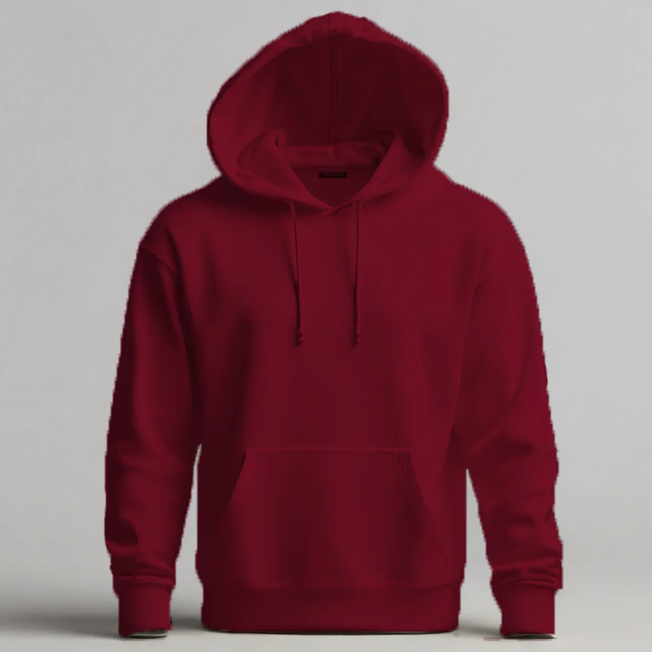 Bluza z własnym nadrukiem kangurka 290gramów Burgund unisex