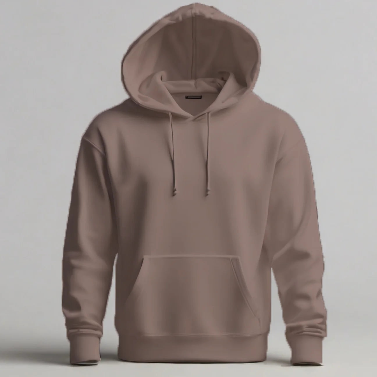 Bluza z własnym nadrukiem kangurka 290gramów Brązowa unisex