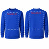 bluza reklamowa dla firm z nadrukiem bez kaptura royal blue