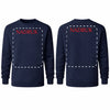 bluza reklamowa dla firm z nadrukiem bez kaptura navy