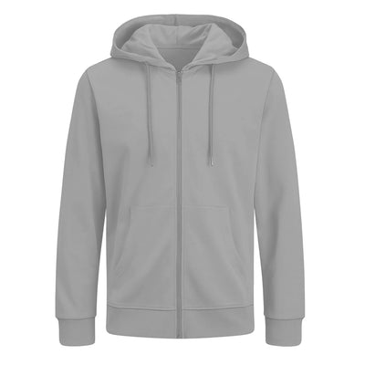 Bluza z własnym nadrukiem rozpinana 290gramów Szara unisex