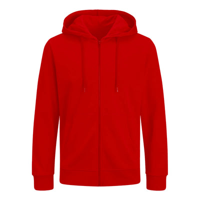 Bluza z własnym nadrukiem rozpinana 290gramów Czerwona unisex