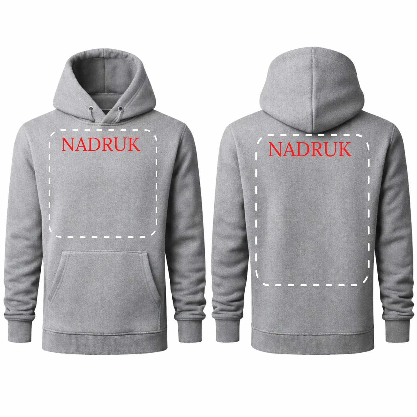 bluza męska reklamowa dla firm 320g szara