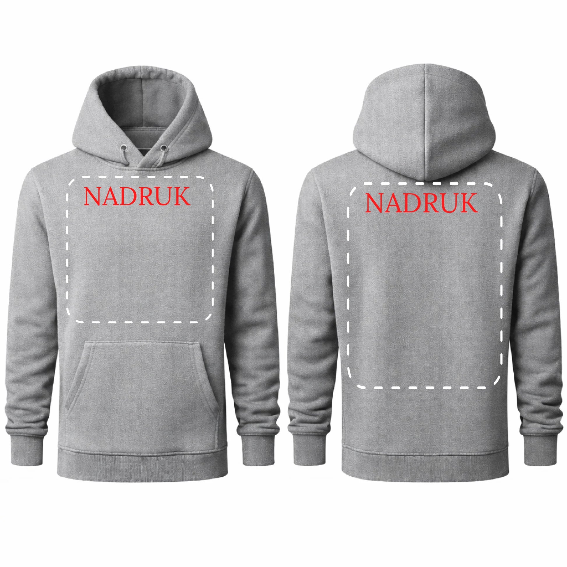 bluza męska reklamowa dla firm 320g szara