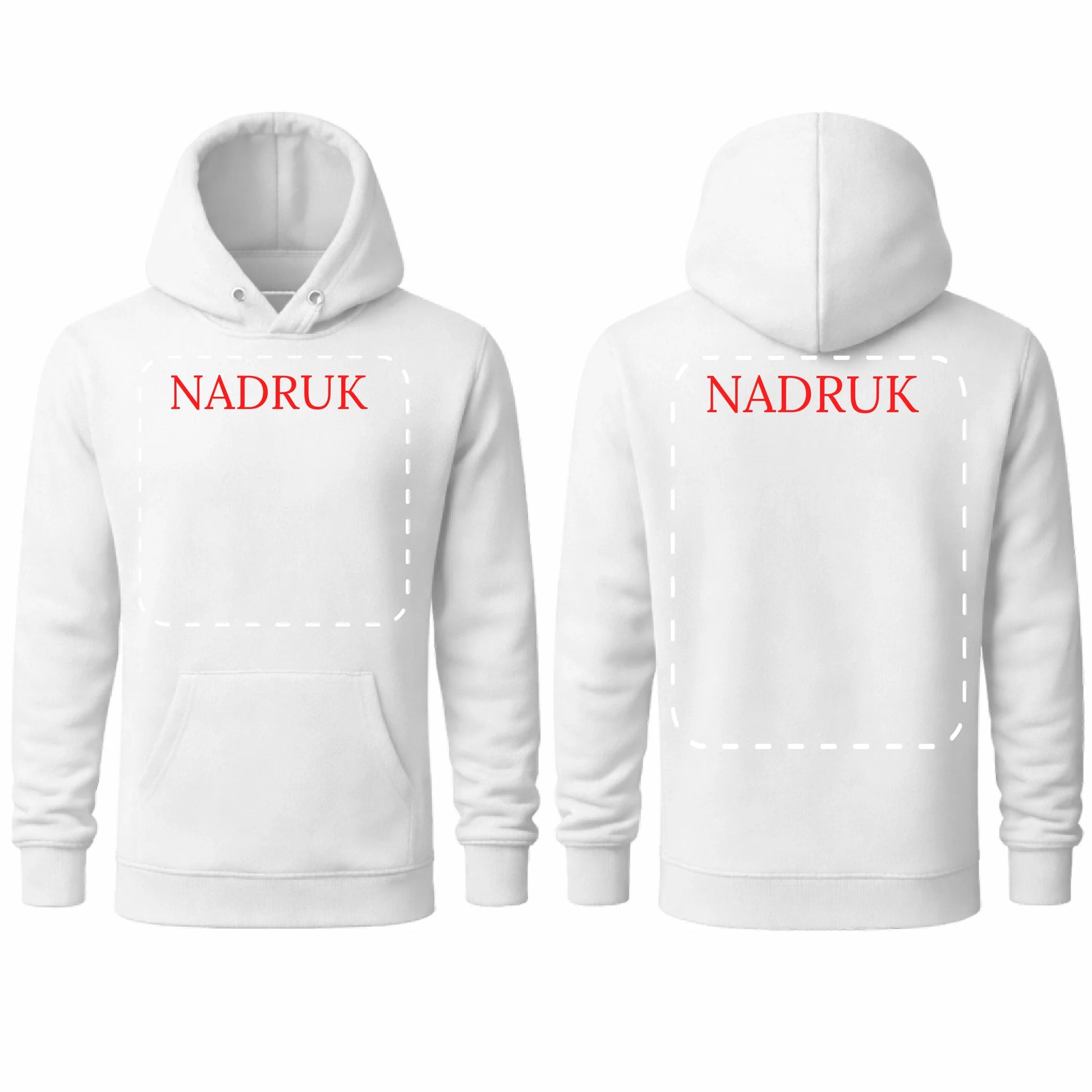 bluza męska reklamowa dla firm 320g biała