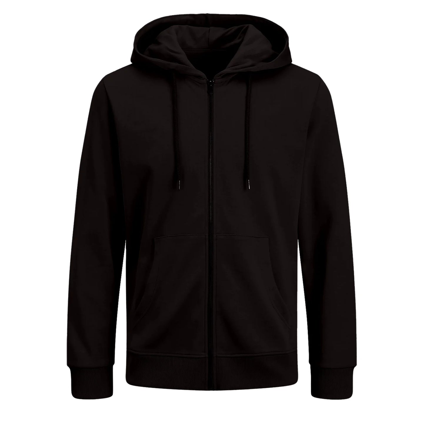 Bluza z własnym nadrukiem rozpinana 290gramów Czarna unisex