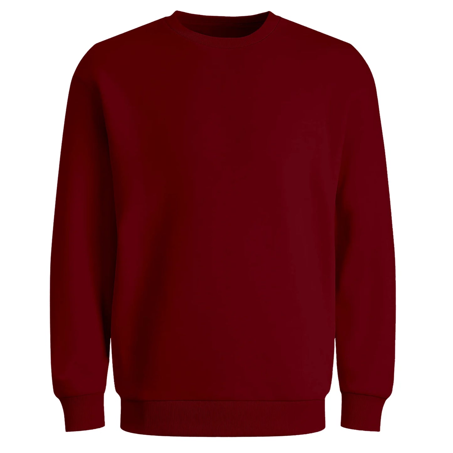 Bluza z własnym nadrukiem bez kaptura 290gramów Burgund unisex