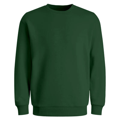 Bluza z własnym nadrukiem bez kaptura 290gramów Butelkowa Zieleń unisex