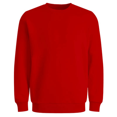 Bluza z własnym nadrukiem bez kaptura 290gramów Czerwona unisex