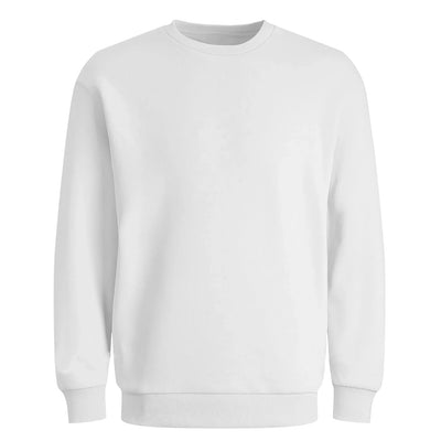 Bluza z własnym nadrukiem bez kaptura 290gramów Biała unisex