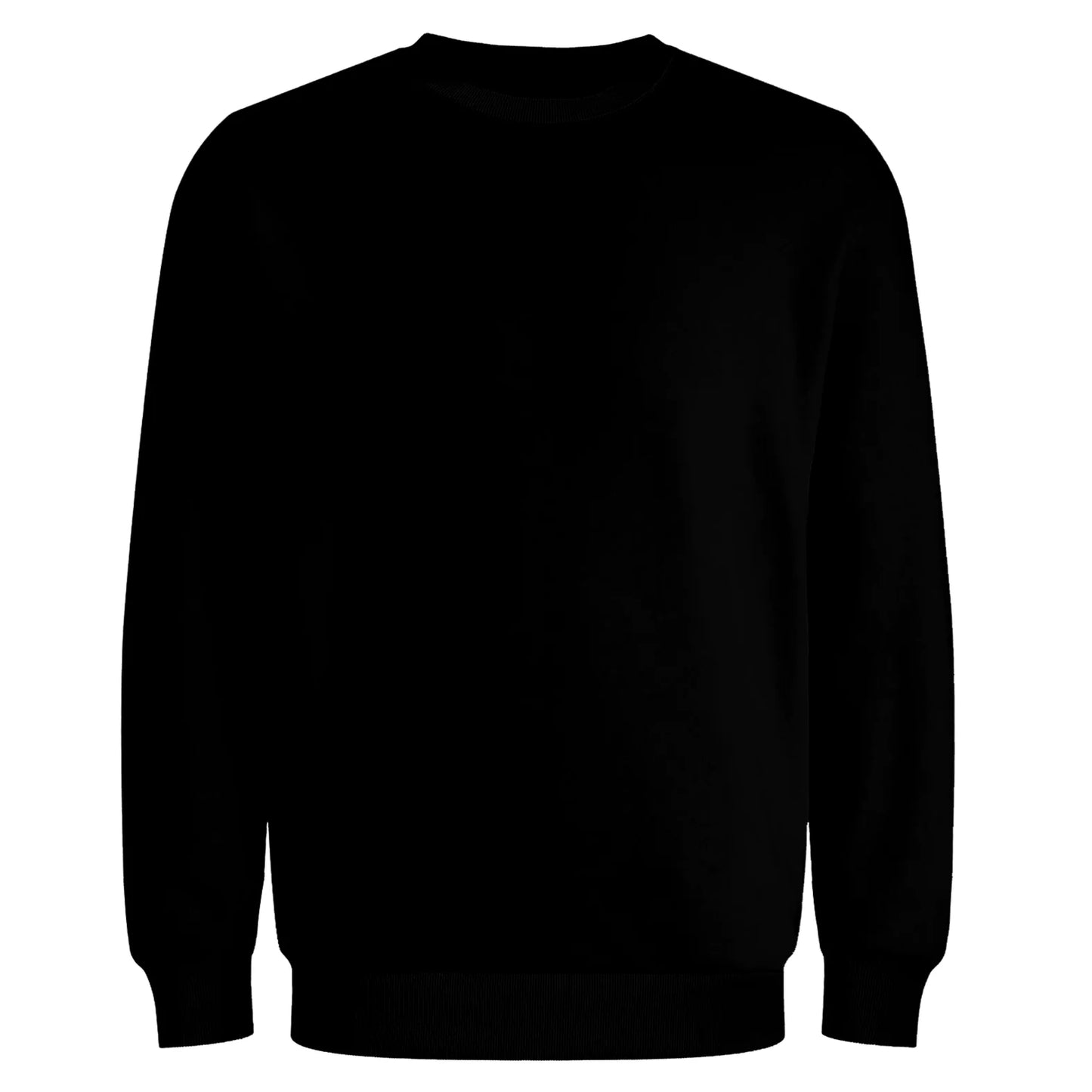 Bluza z własnym nadrukiem bez kaptura 290gramów Czarna unisex